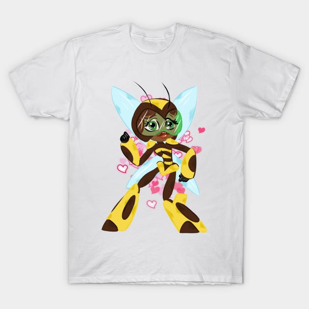 DC Super Hero Girls Bumble Bee T-Shirt by OCDVampire